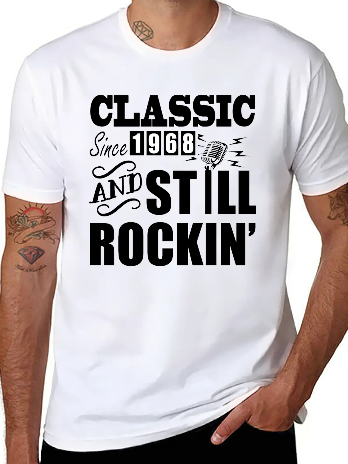 Classic 1968 Bb.png Unisex Casual T-Shirt – Clean Design For Daily Comfort