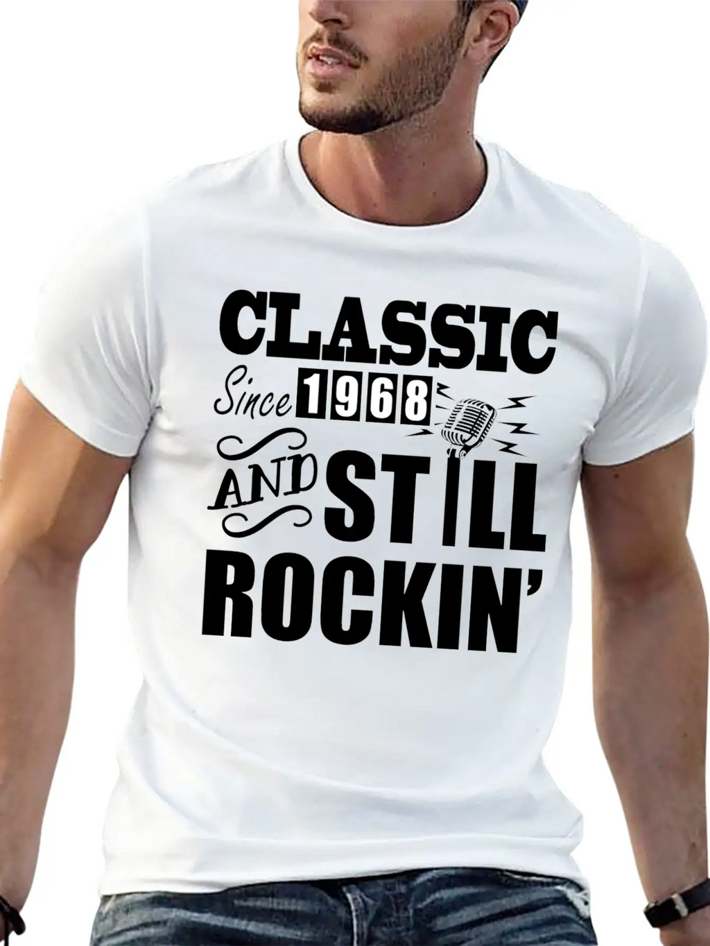 Classic 1968 Bb.png Unisex Casual T-Shirt – Clean Design For Daily Comfort