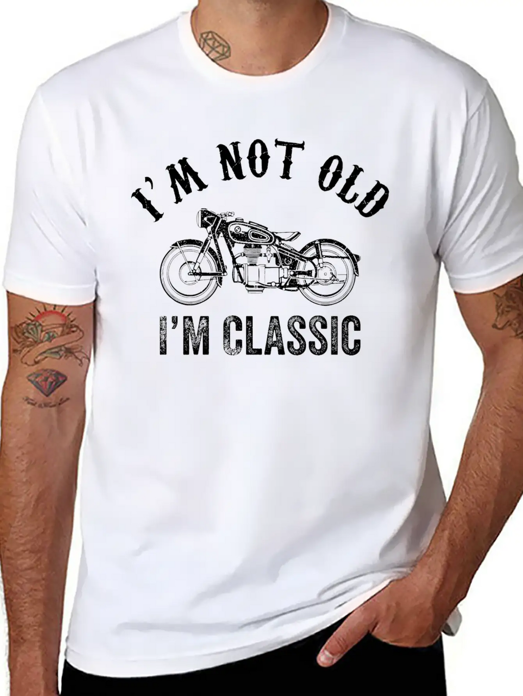 Classic BIKE Essential Cotton Tee For Daily Outfits – Unisex Style