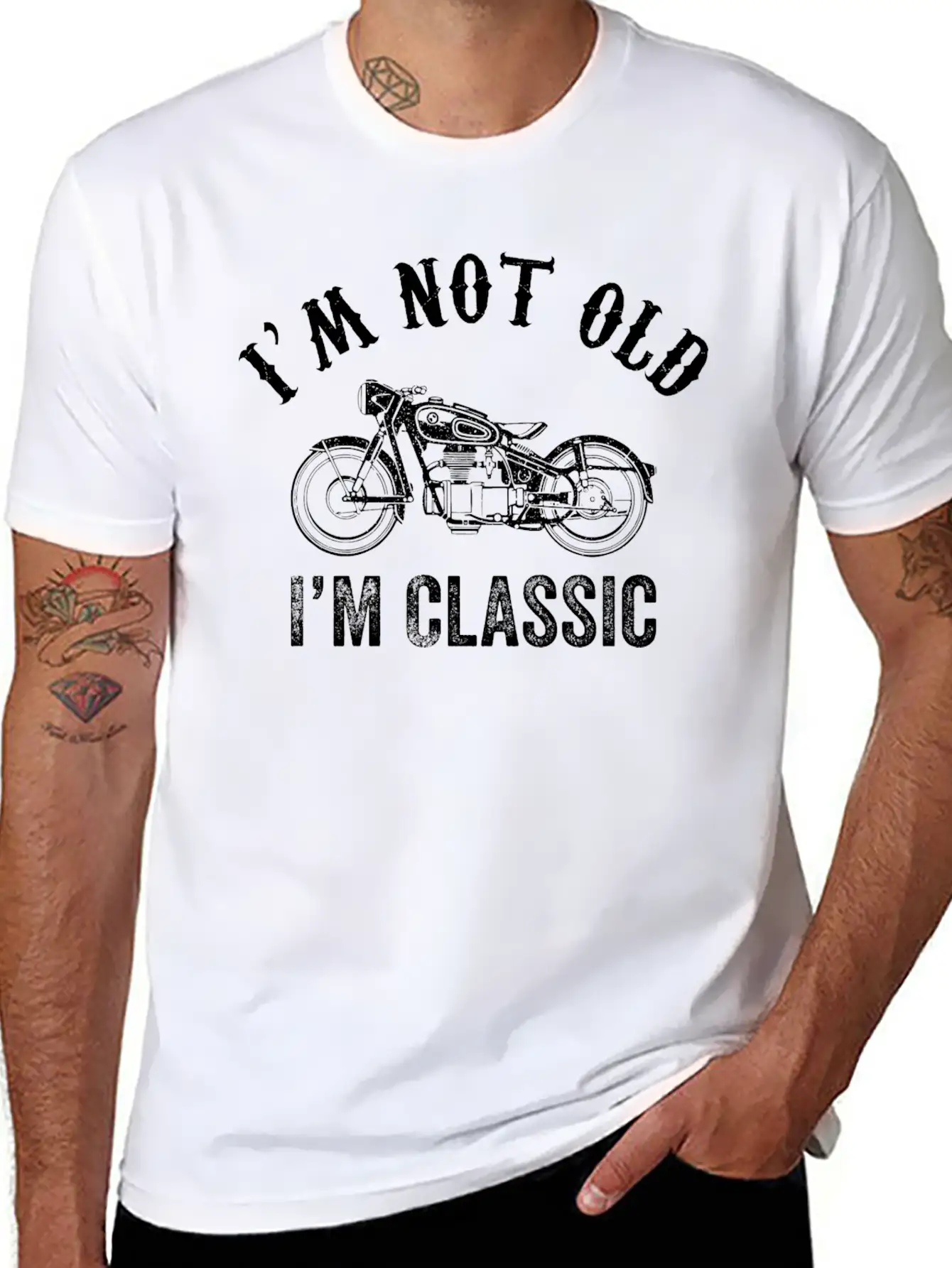 Classic BIKE Essential Cotton Tee For Daily Outfits – Unisex Style