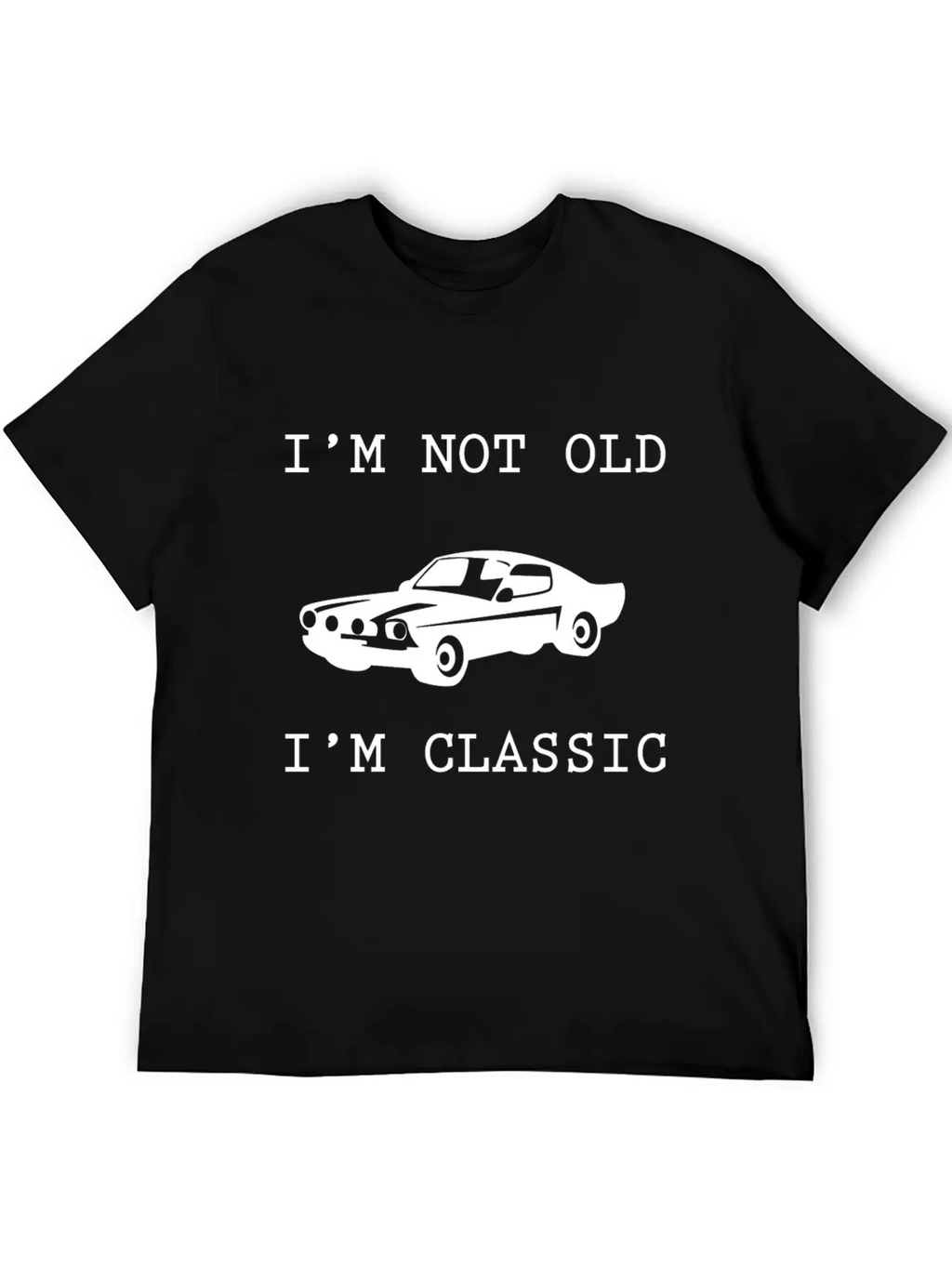 Classic Car Essential Cotton Tee For Daily Outfits – Unisex Style