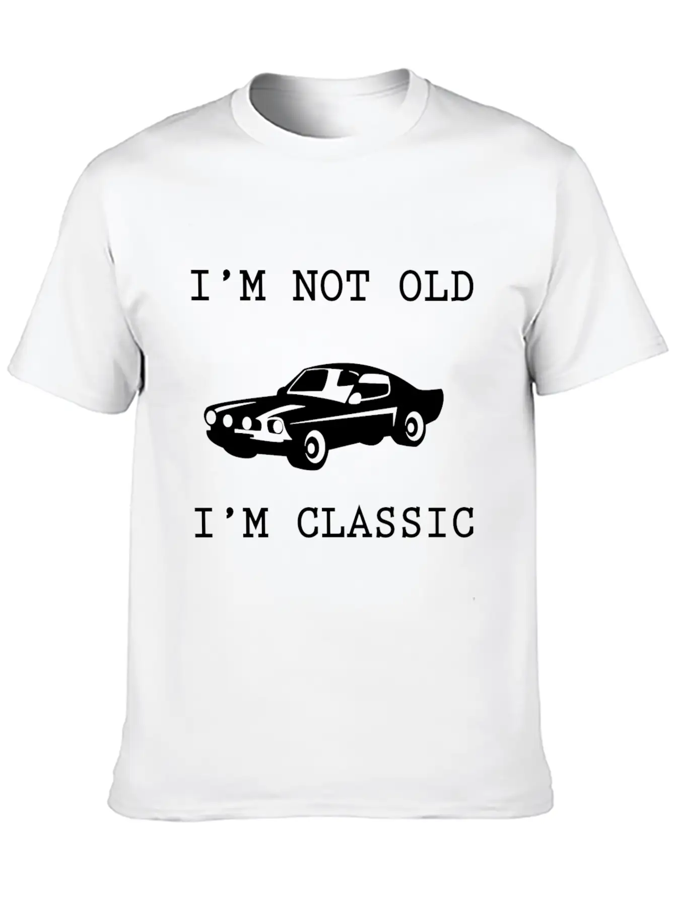 Classic Car Essential Cotton Tee For Daily Outfits – Unisex Style