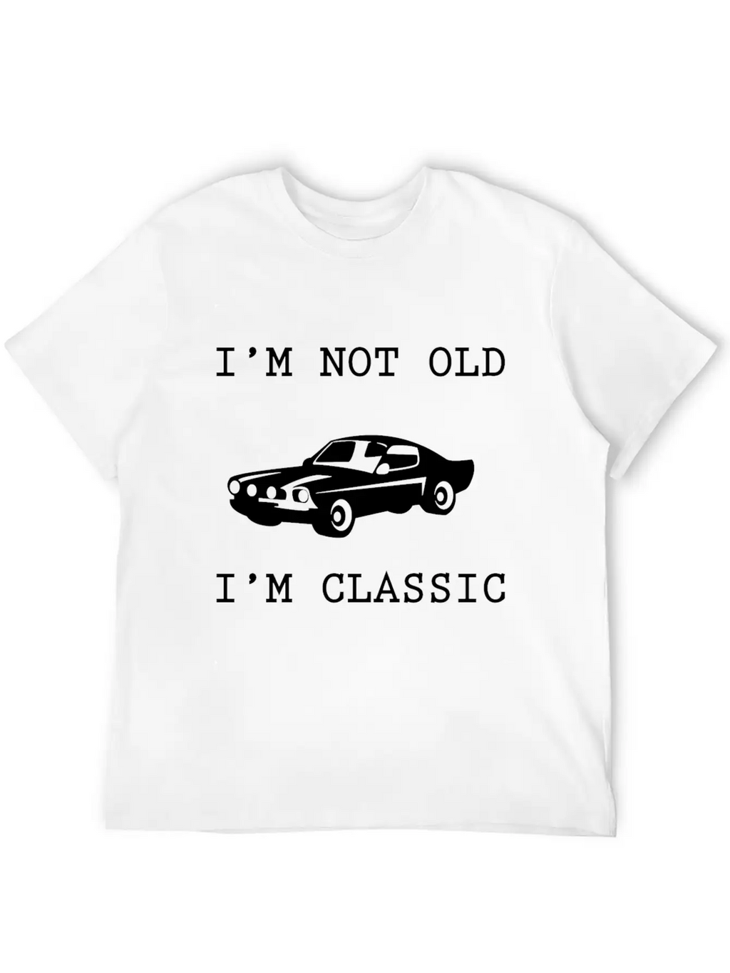 Classic Car Essential Cotton Tee For Daily Outfits – Unisex Style