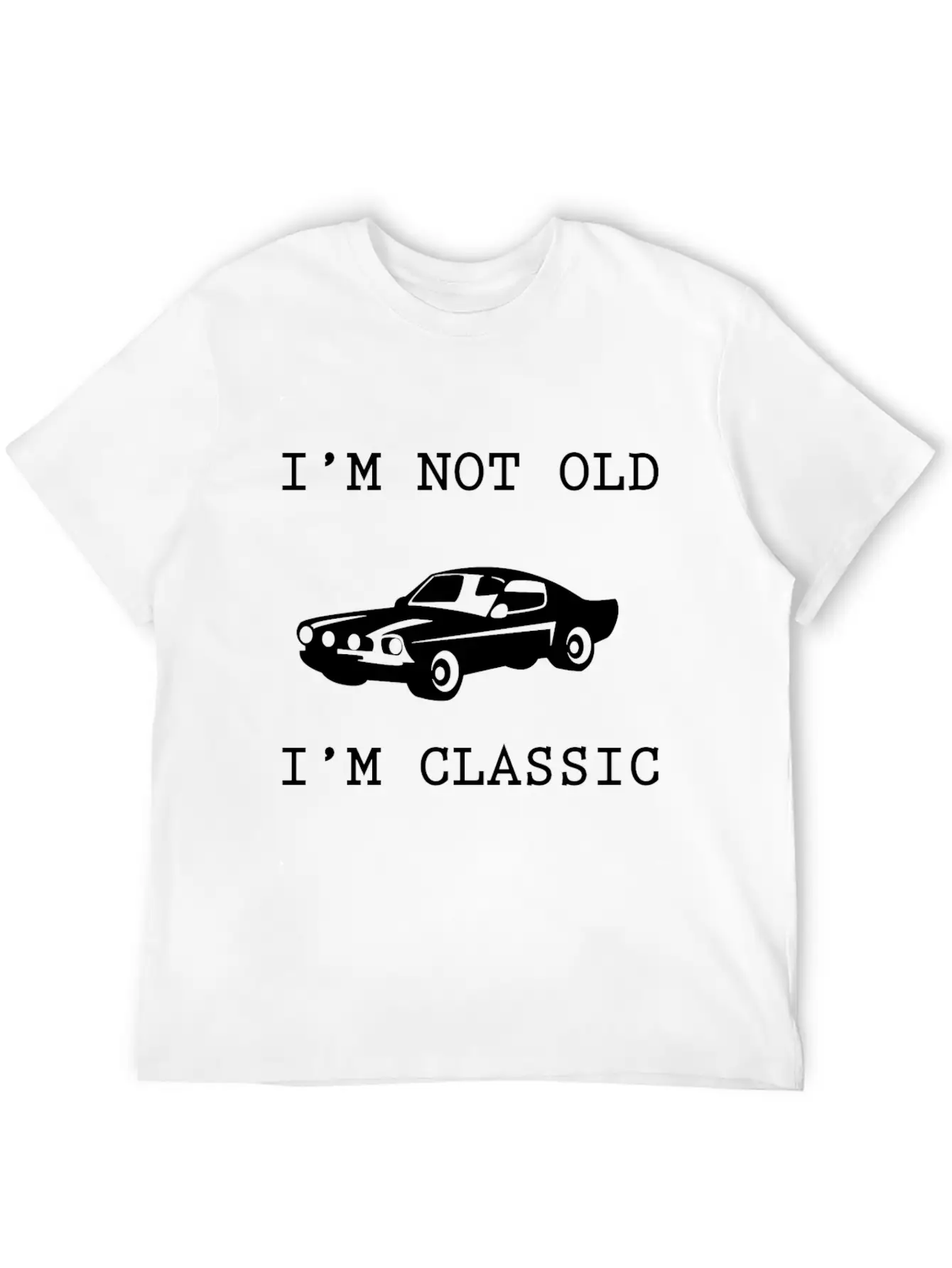 Classic Car Essential Cotton Tee For Daily Outfits – Unisex Style