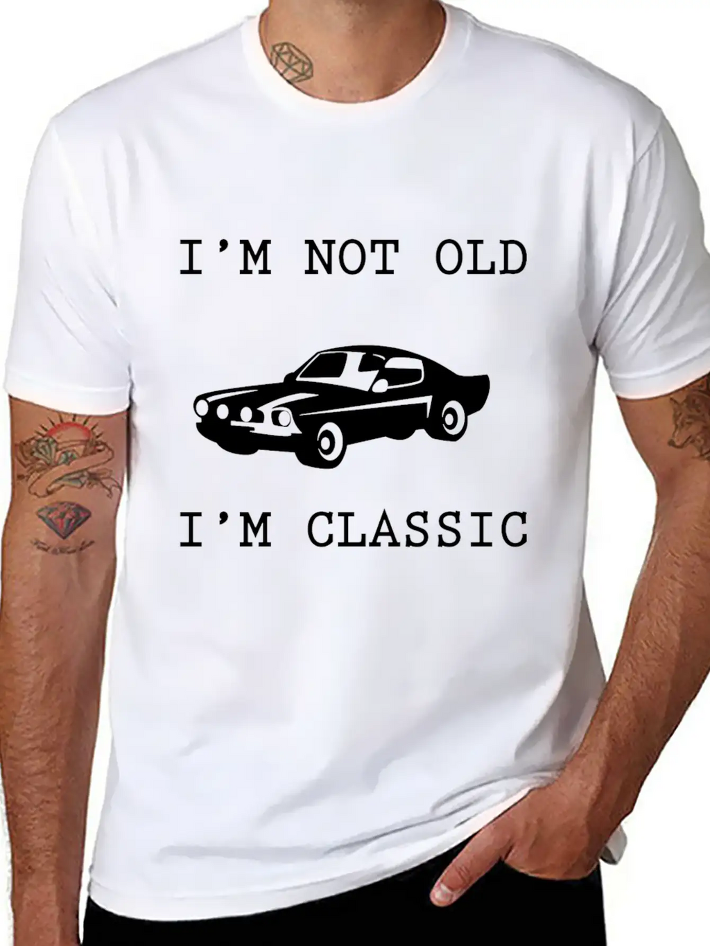 Classic Car Essential Cotton Tee For Daily Outfits – Unisex Style