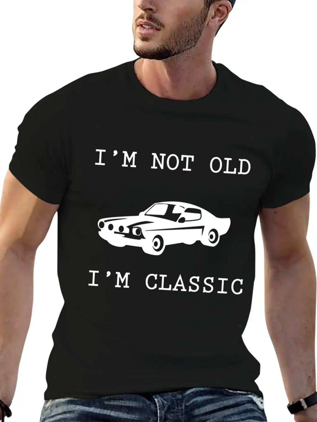 Classic Car Essential Cotton Tee For Daily Outfits – Unisex Style