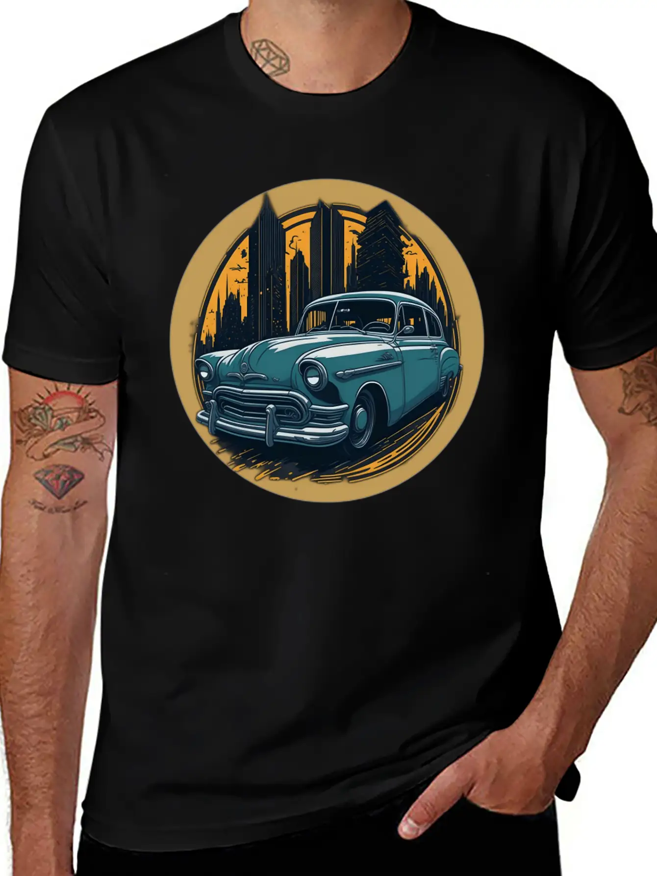 CLASSIC CAR Unisex Casual T-Shirt – Clean Design For Daily Comfort