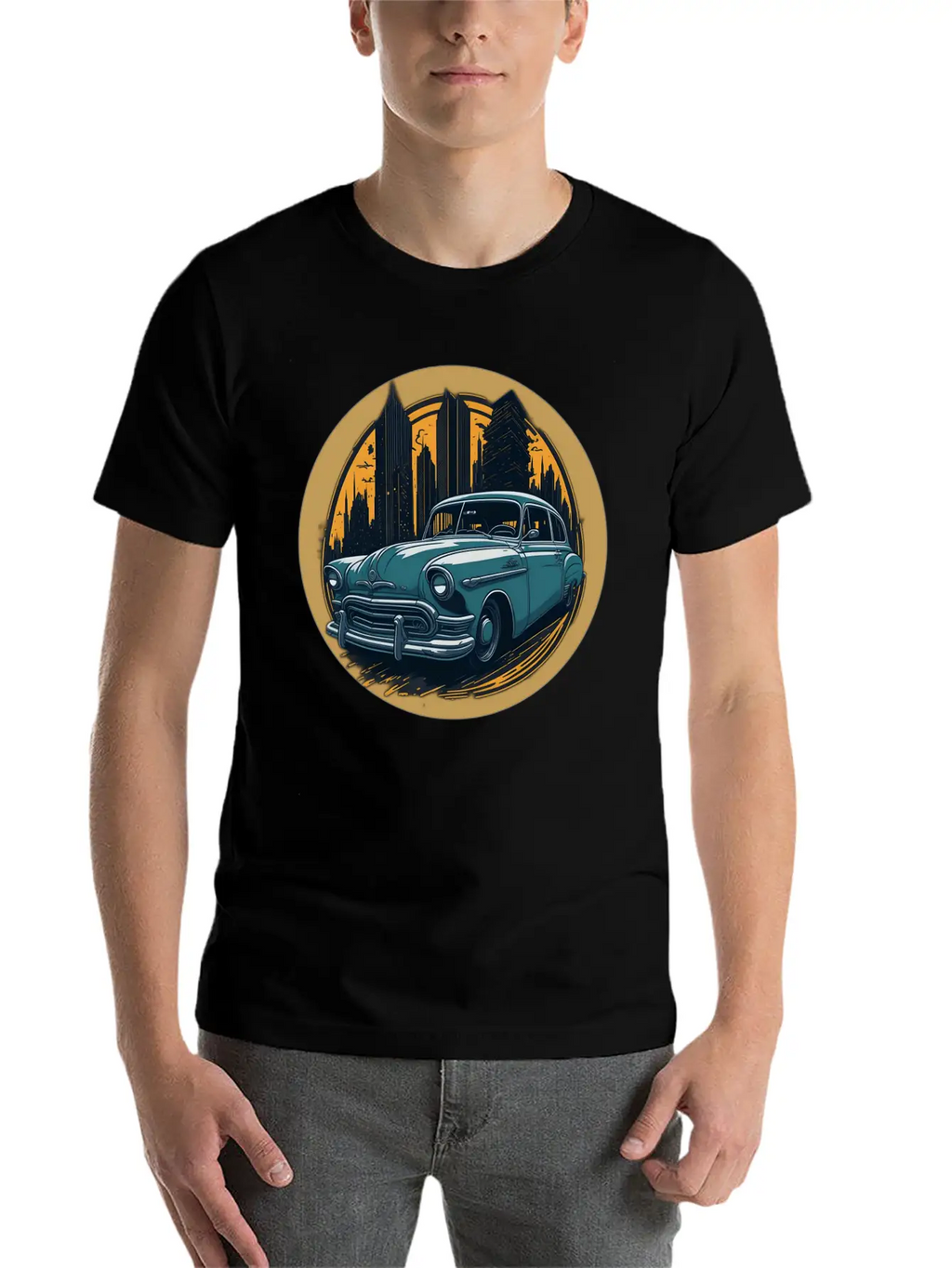 CLASSIC CAR Unisex Casual T-Shirt – Clean Design For Daily Comfort