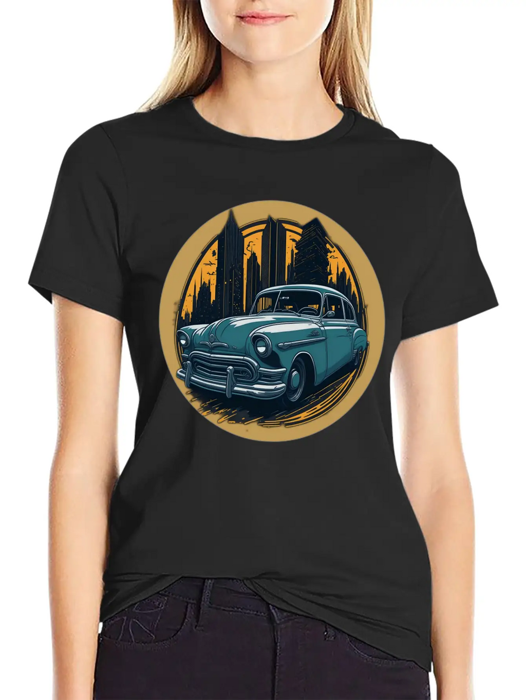 CLASSIC CAR Unisex Casual T-Shirt – Clean Design For Daily Comfort