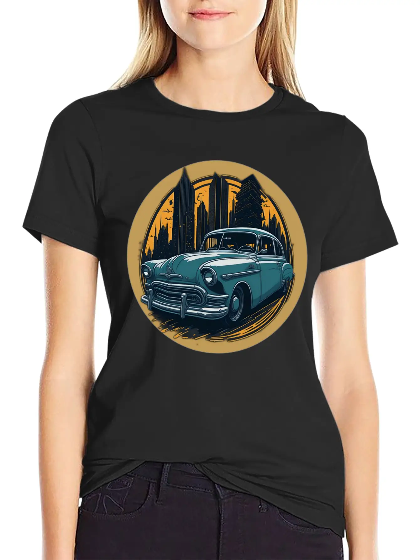 CLASSIC CAR Unisex Casual T-Shirt – Clean Design For Daily Comfort