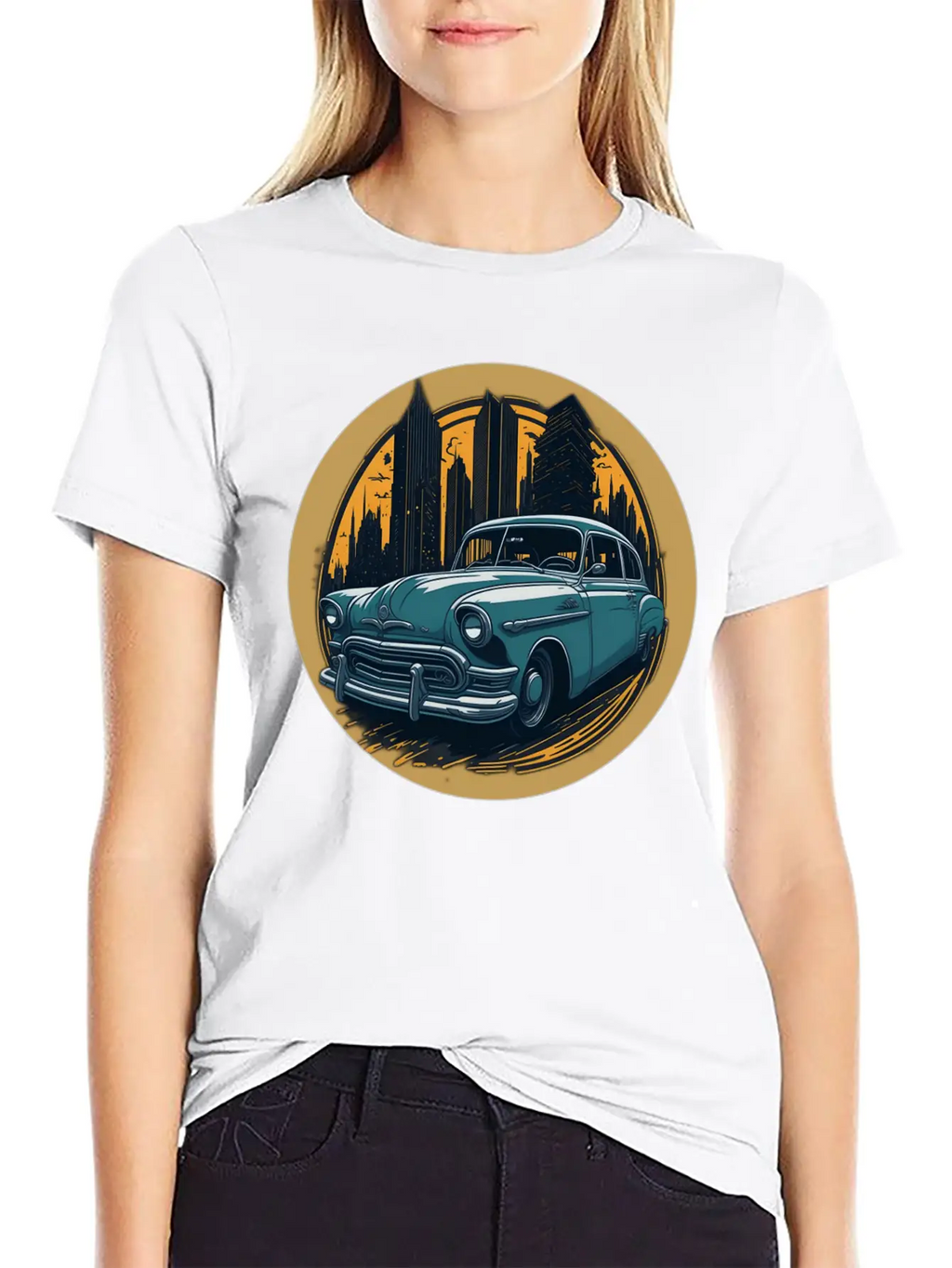 CLASSIC CAR Unisex Casual T-Shirt – Clean Design For Daily Comfort