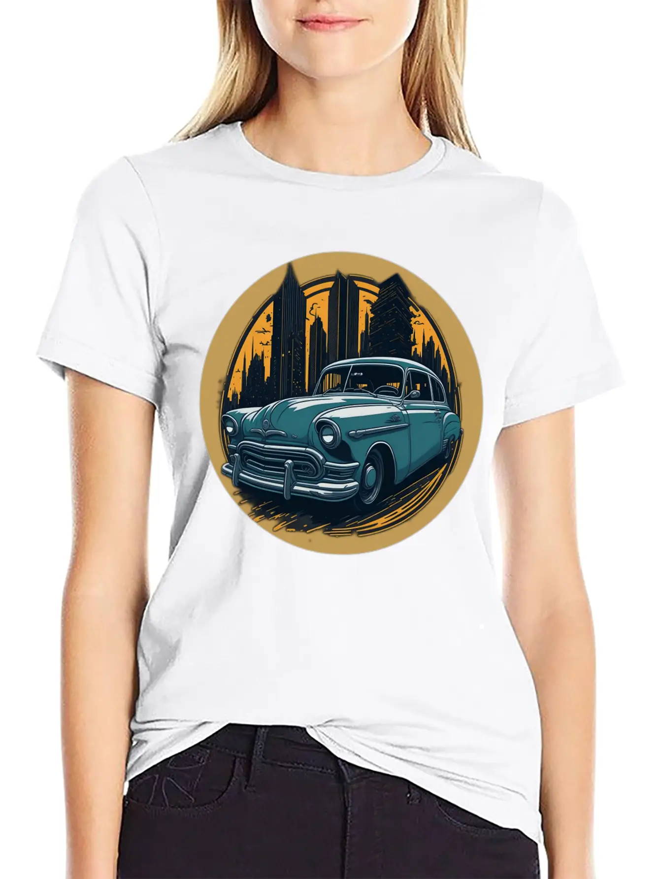 CLASSIC CAR Unisex Casual T-Shirt – Clean Design For Daily Comfort