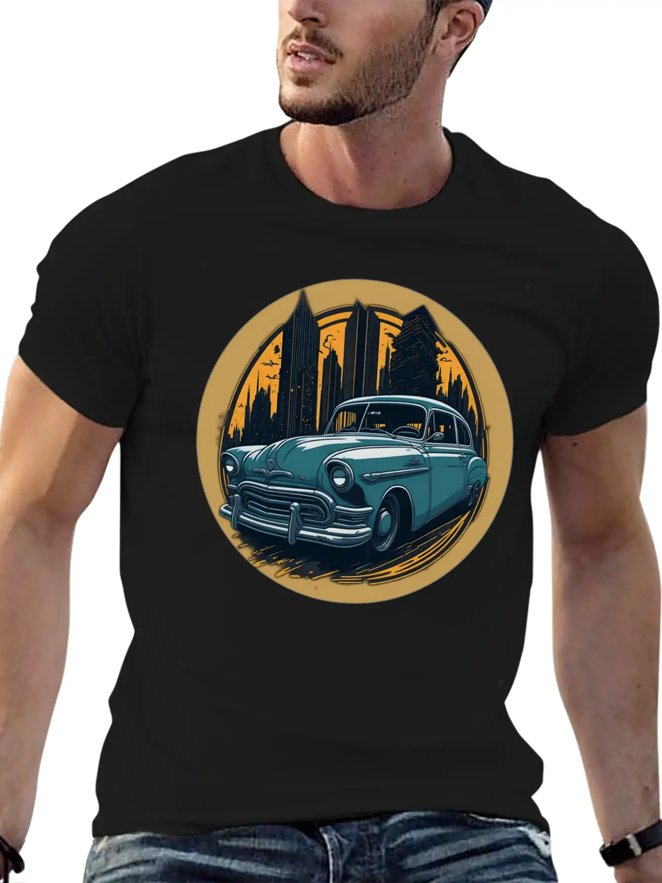 CLASSIC CAR Unisex Casual T-Shirt – Clean Design For Daily Comfort