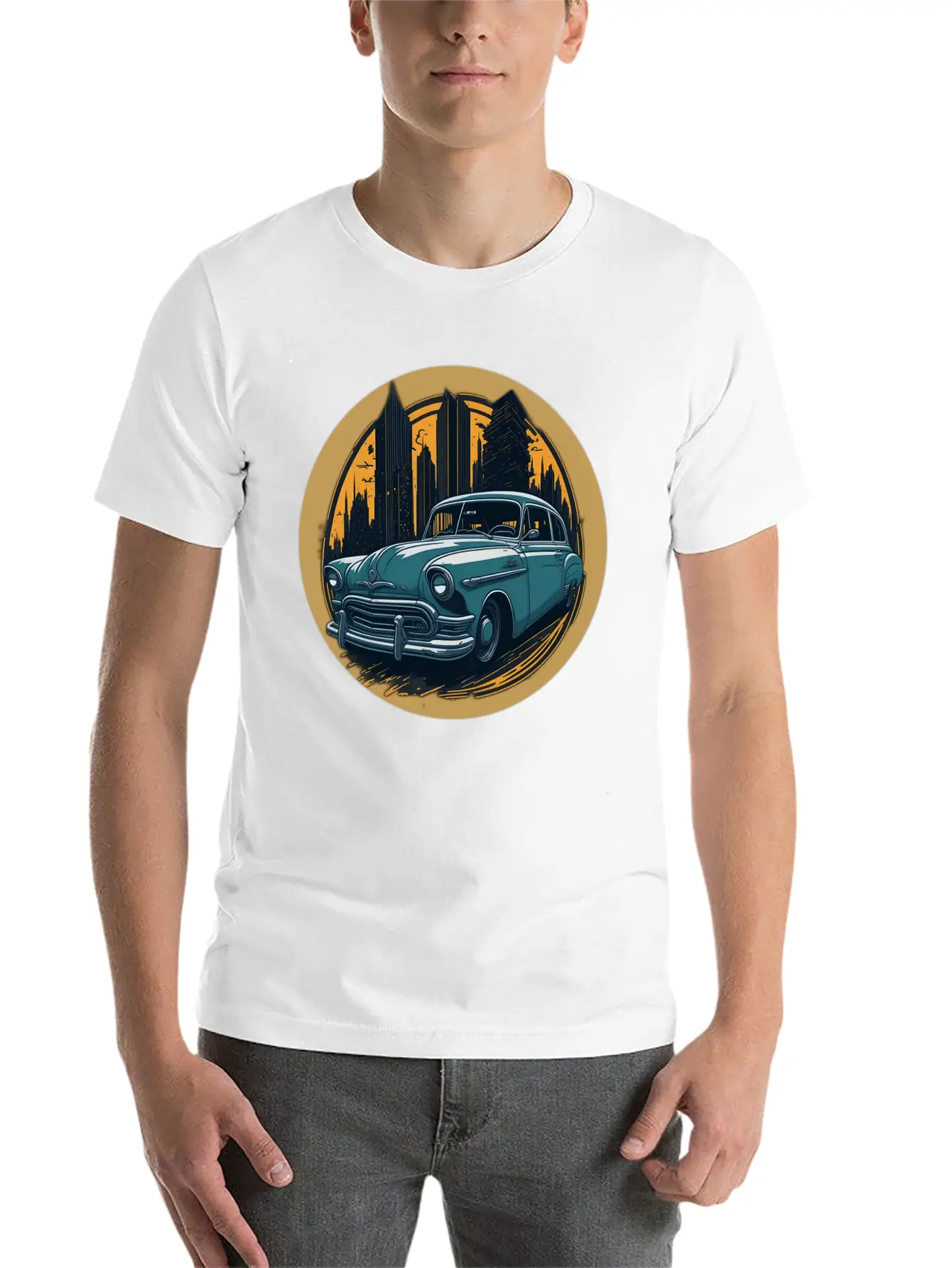 CLASSIC CAR Unisex Casual T-Shirt – Clean Design For Daily Comfort