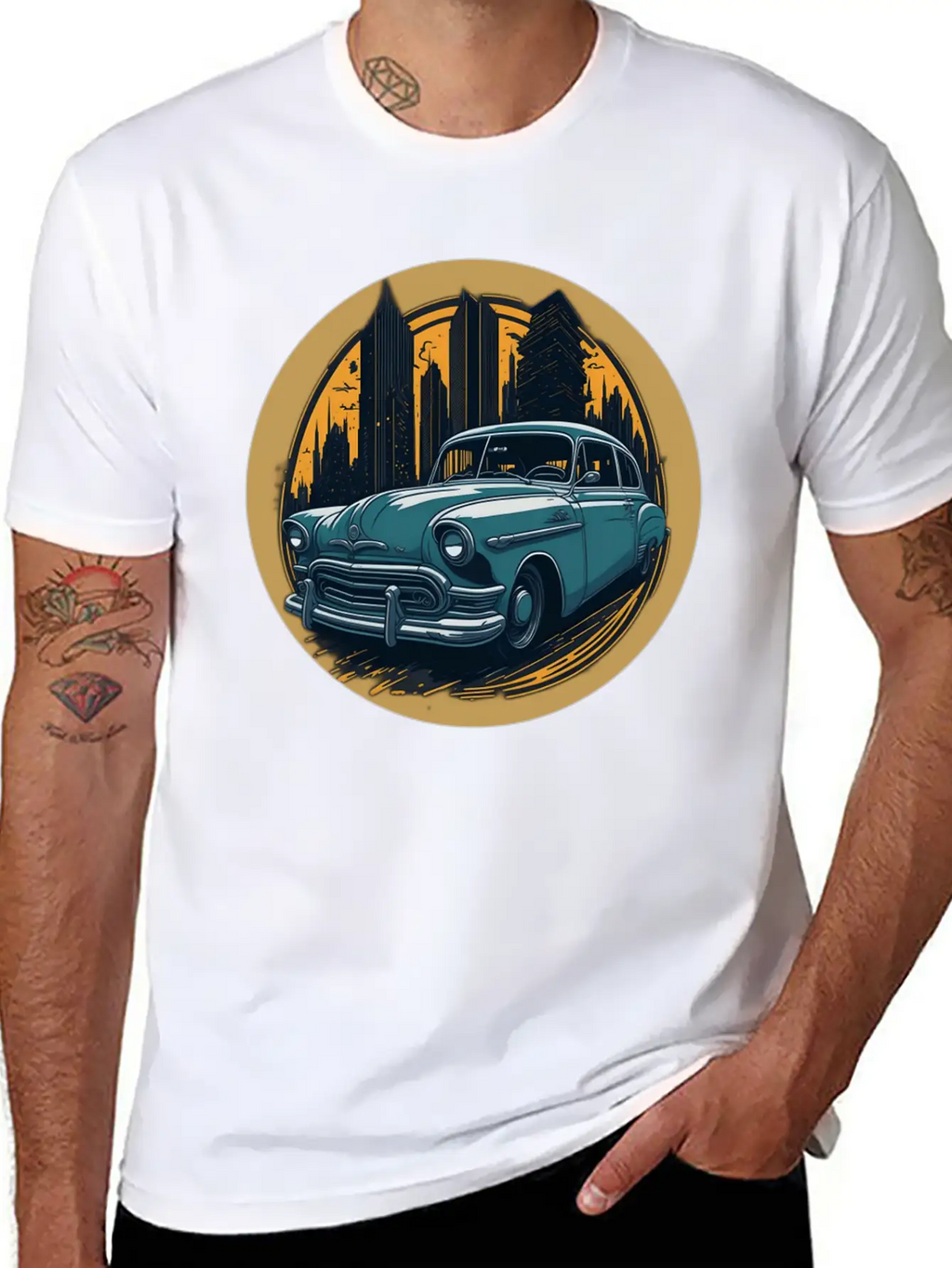 CLASSIC CAR Unisex Casual T-Shirt – Clean Design For Daily Comfort