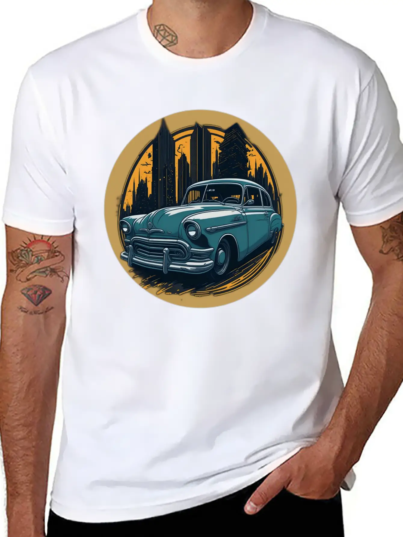 CLASSIC CAR Unisex Casual T-Shirt – Clean Design For Daily Comfort