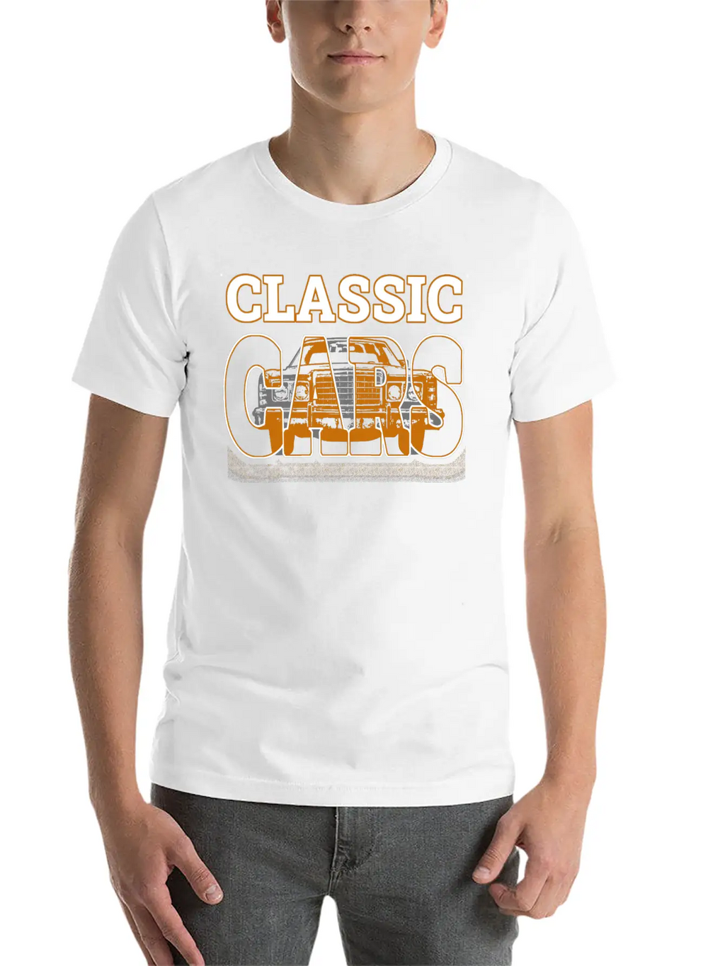 Classic Cars Breathable Soft Cotton T-Shirt – Timeless Casual Look