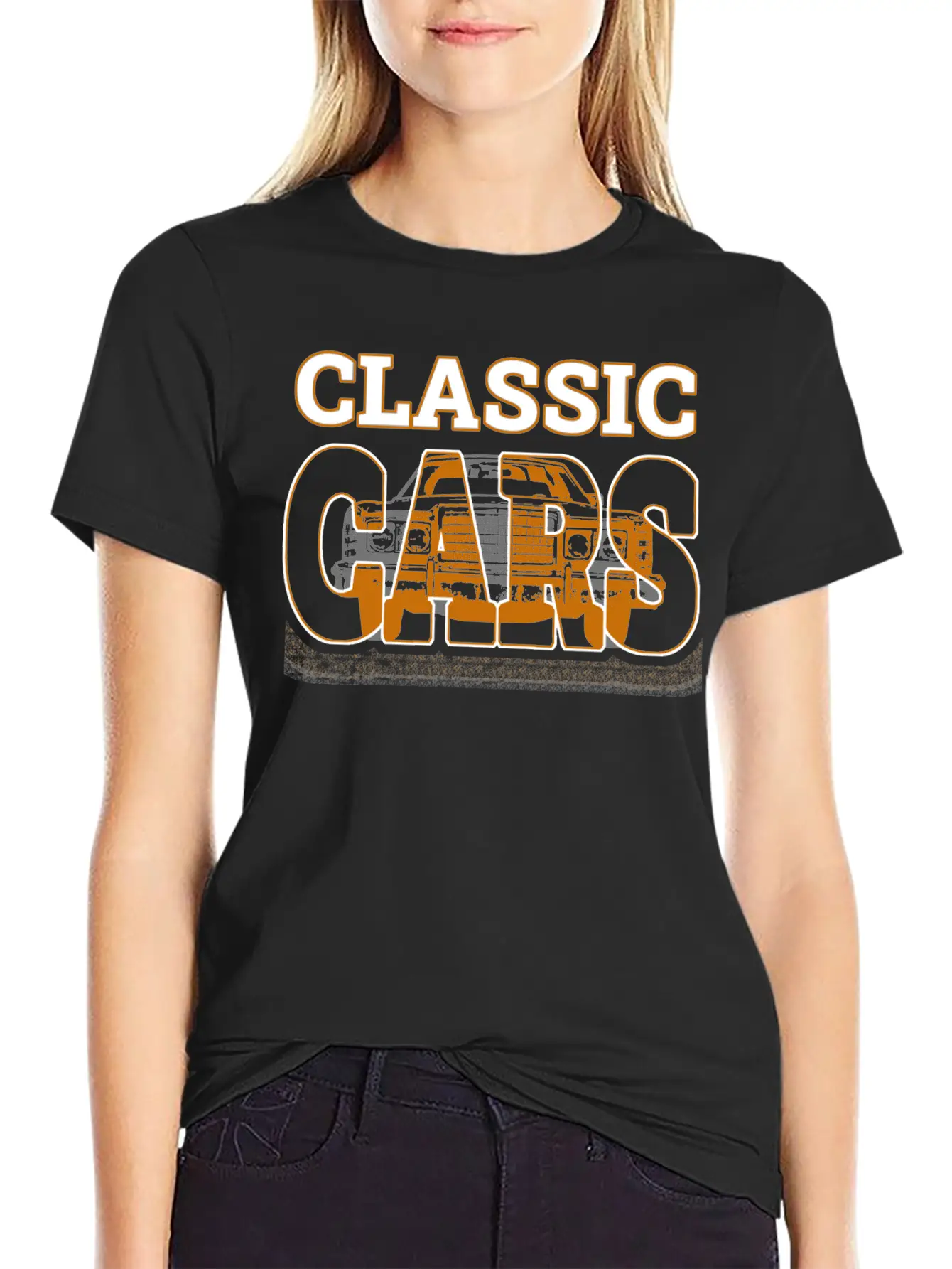 Classic Cars Breathable Soft Cotton T-Shirt – Timeless Casual Look