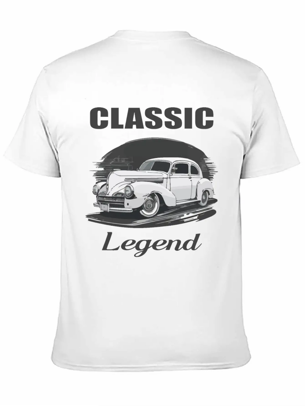 Classic Legend Car Classic Fit Graphic Tee For Daily Comfort – Unisex Cotton Shirt