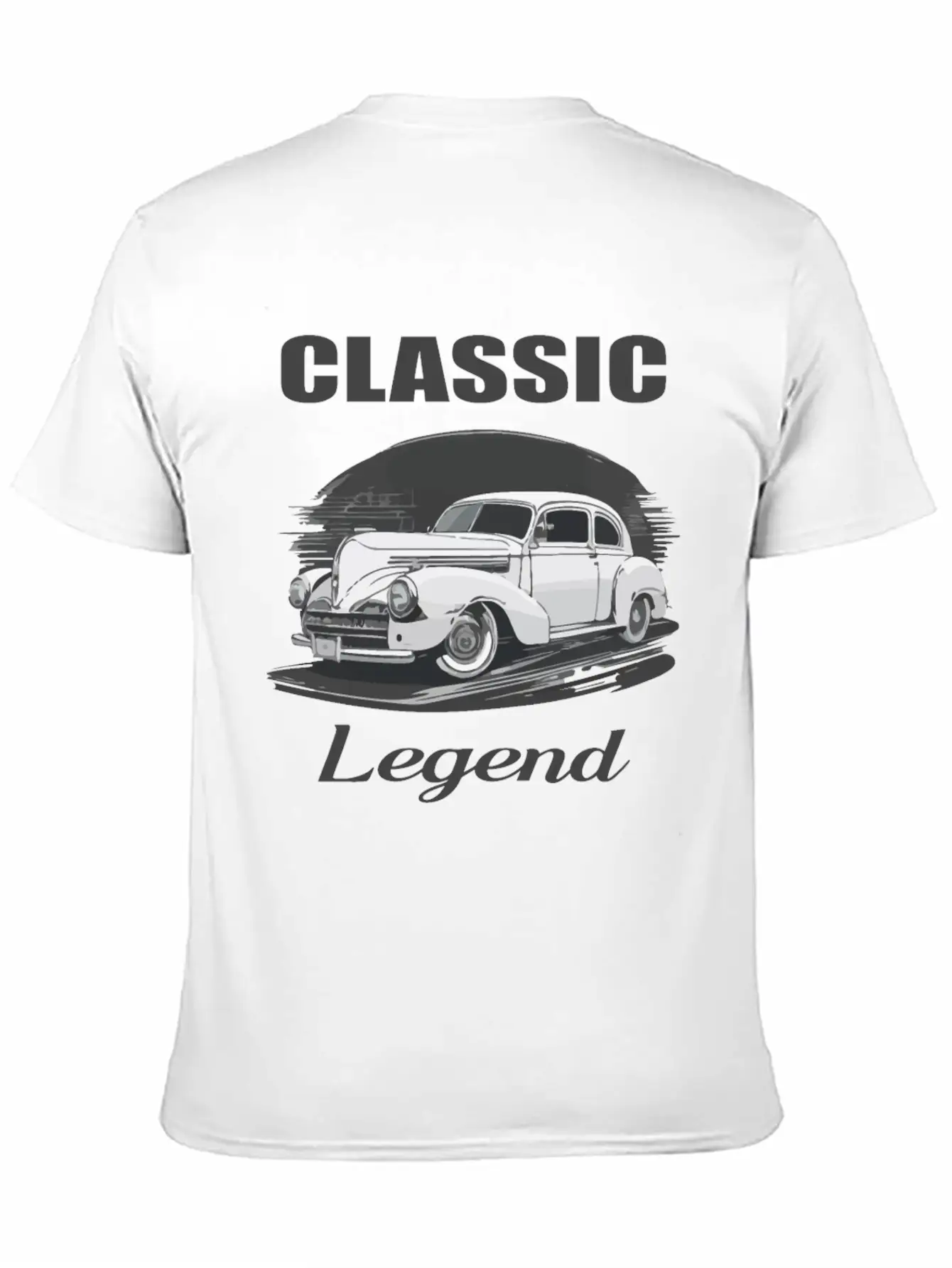 Classic Legend Car Classic Fit Graphic Tee For Daily Comfort – Unisex Cotton Shirt