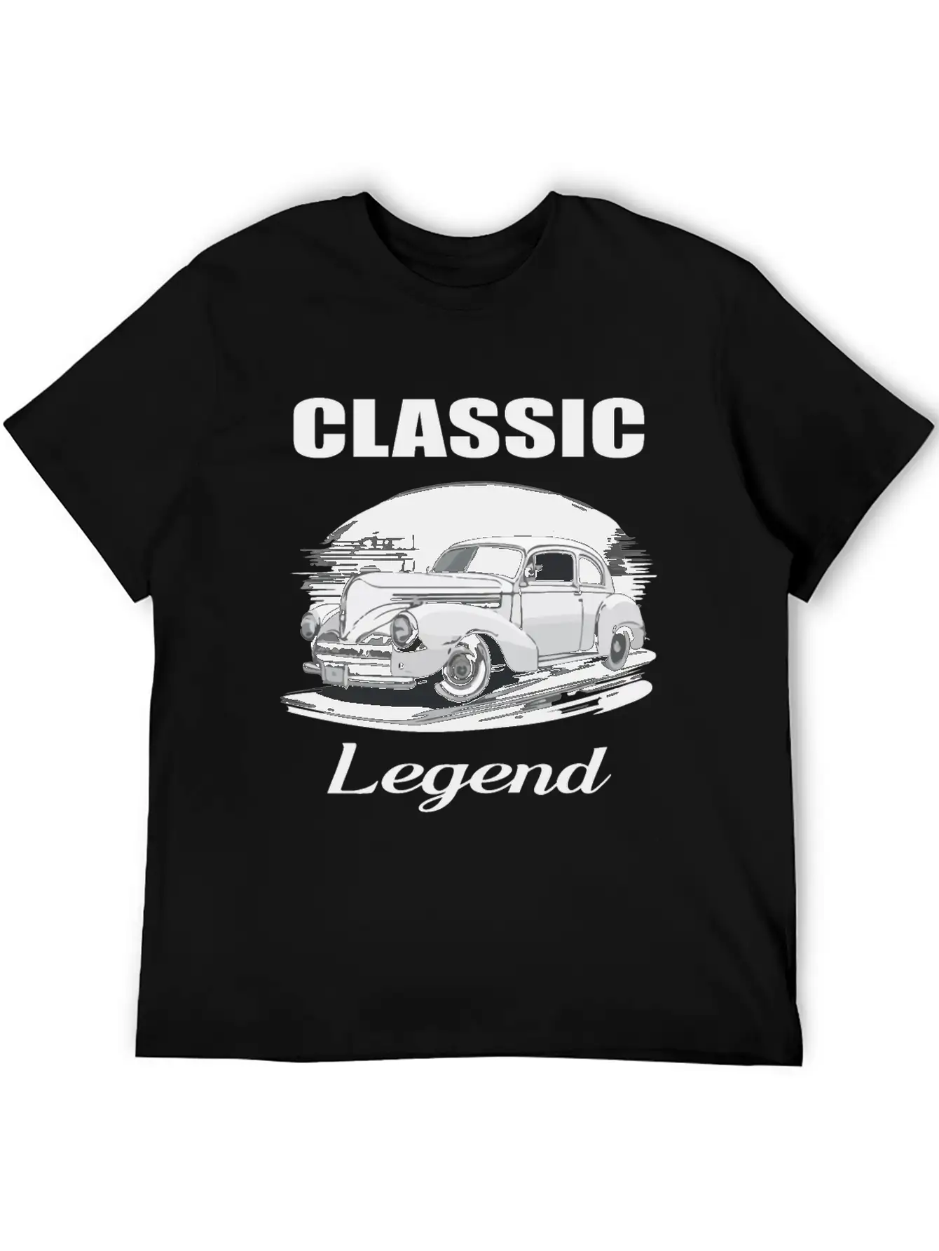 Classic Legend Car Classic Fit Graphic Tee For Daily Comfort – Unisex Cotton Shirt