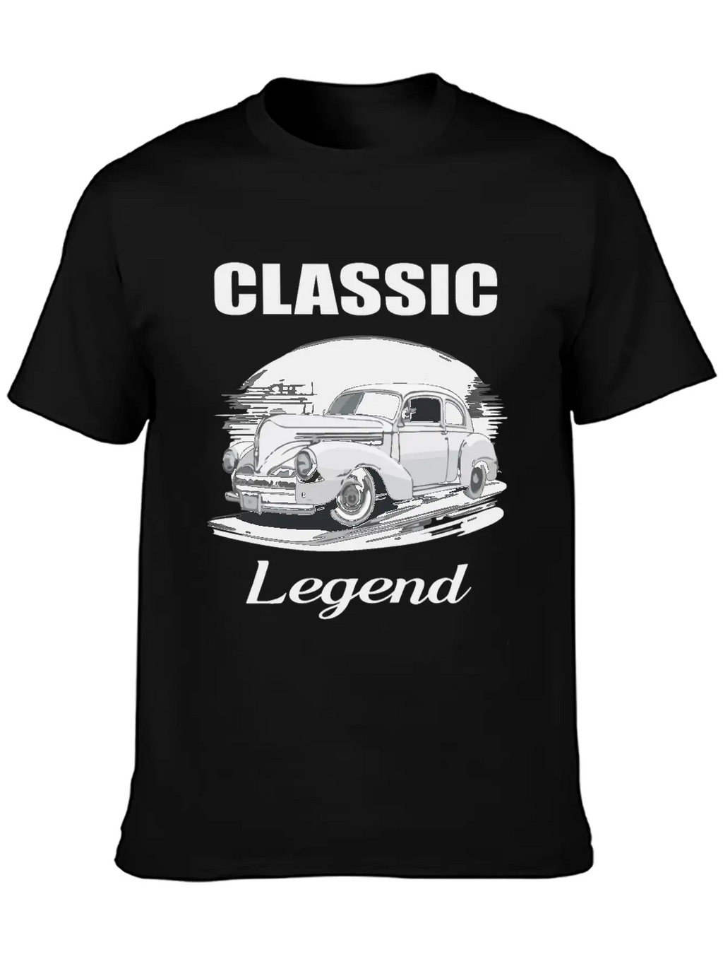 Classic Legend Car Classic Fit Graphic Tee For Daily Comfort – Unisex Cotton Shirt