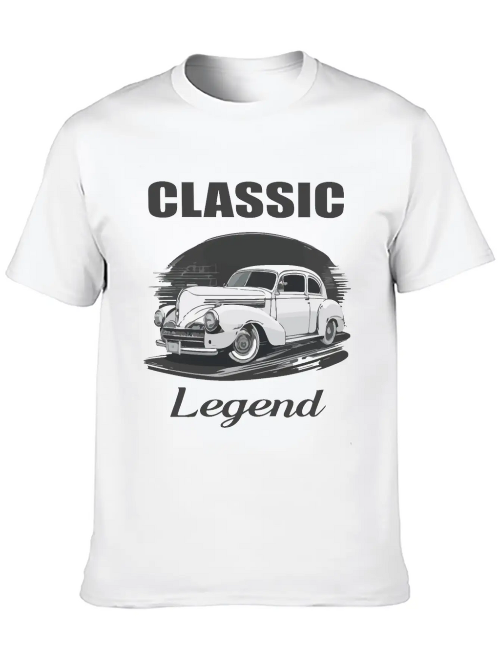 Classic Legend Car Classic Fit Graphic Tee For Daily Comfort – Unisex Cotton Shirt