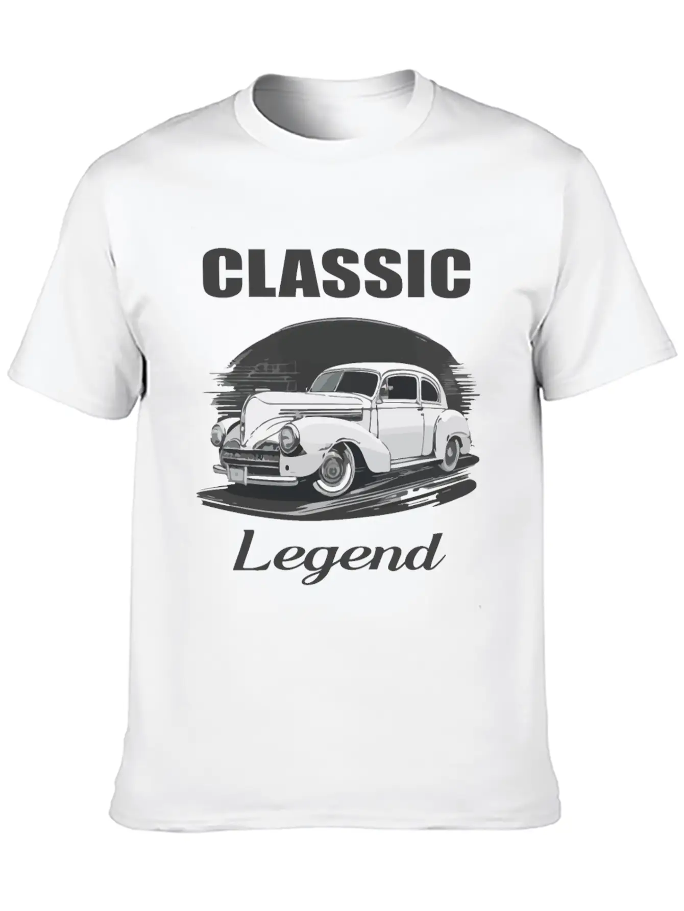 Classic Legend Car Classic Fit Graphic Tee For Daily Comfort – Unisex Cotton Shirt