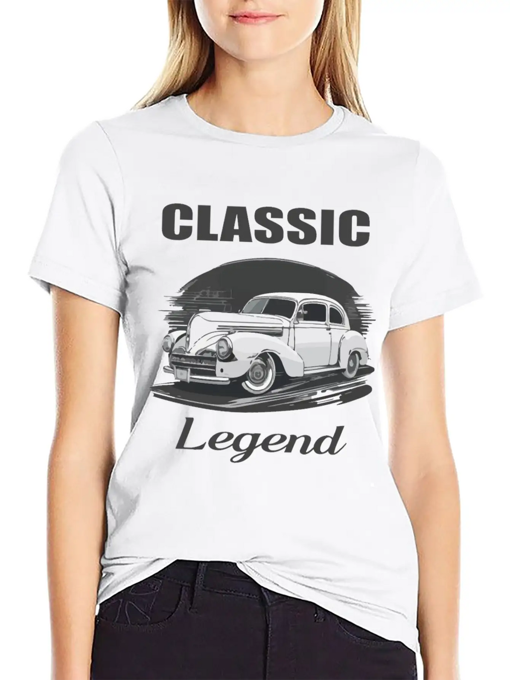 Classic Legend Car Classic Fit Graphic Tee For Daily Comfort – Unisex Cotton Shirt