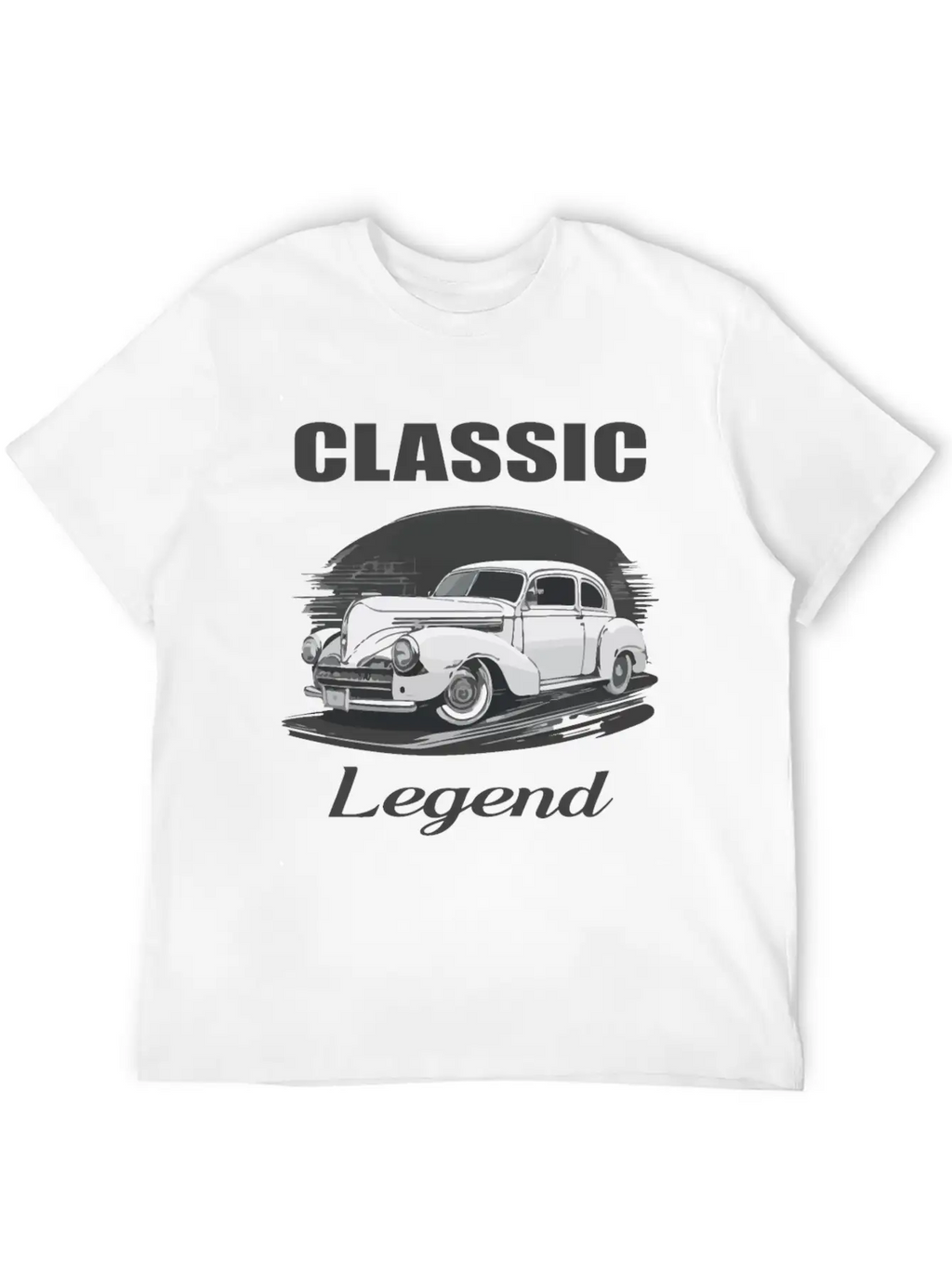 Classic Legend Car Classic Fit Graphic Tee For Daily Comfort – Unisex Cotton Shirt