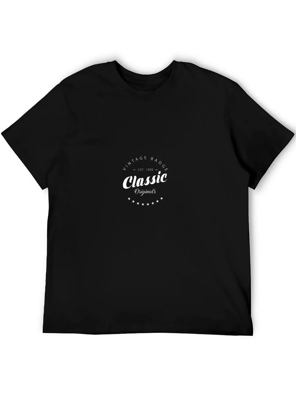 Classic - Vintage Design White Unisex Casual T-Shirt – Clean Design For Daily Comfort