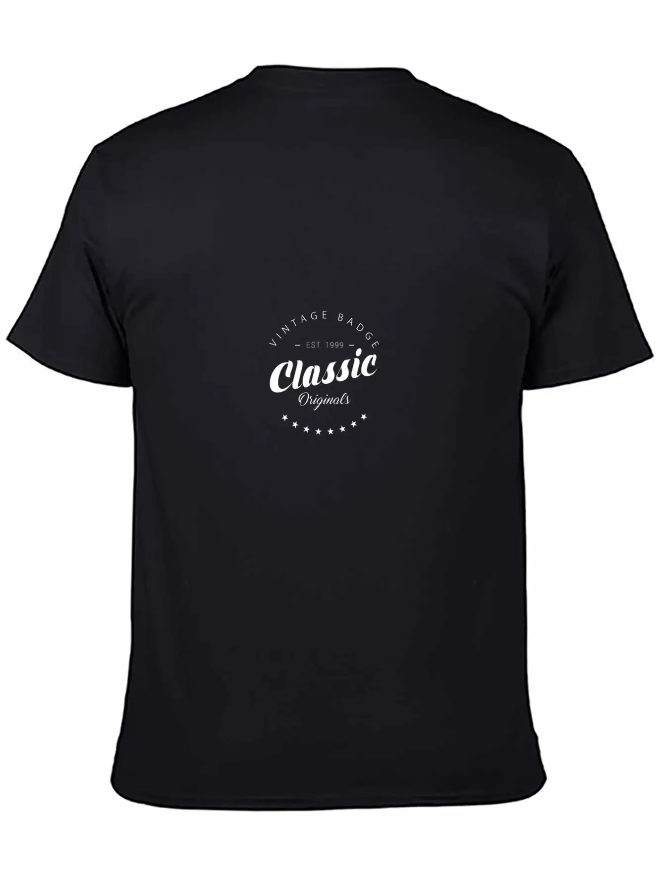Classic - Vintage Design White Unisex Casual T-Shirt – Clean Design For Daily Comfort