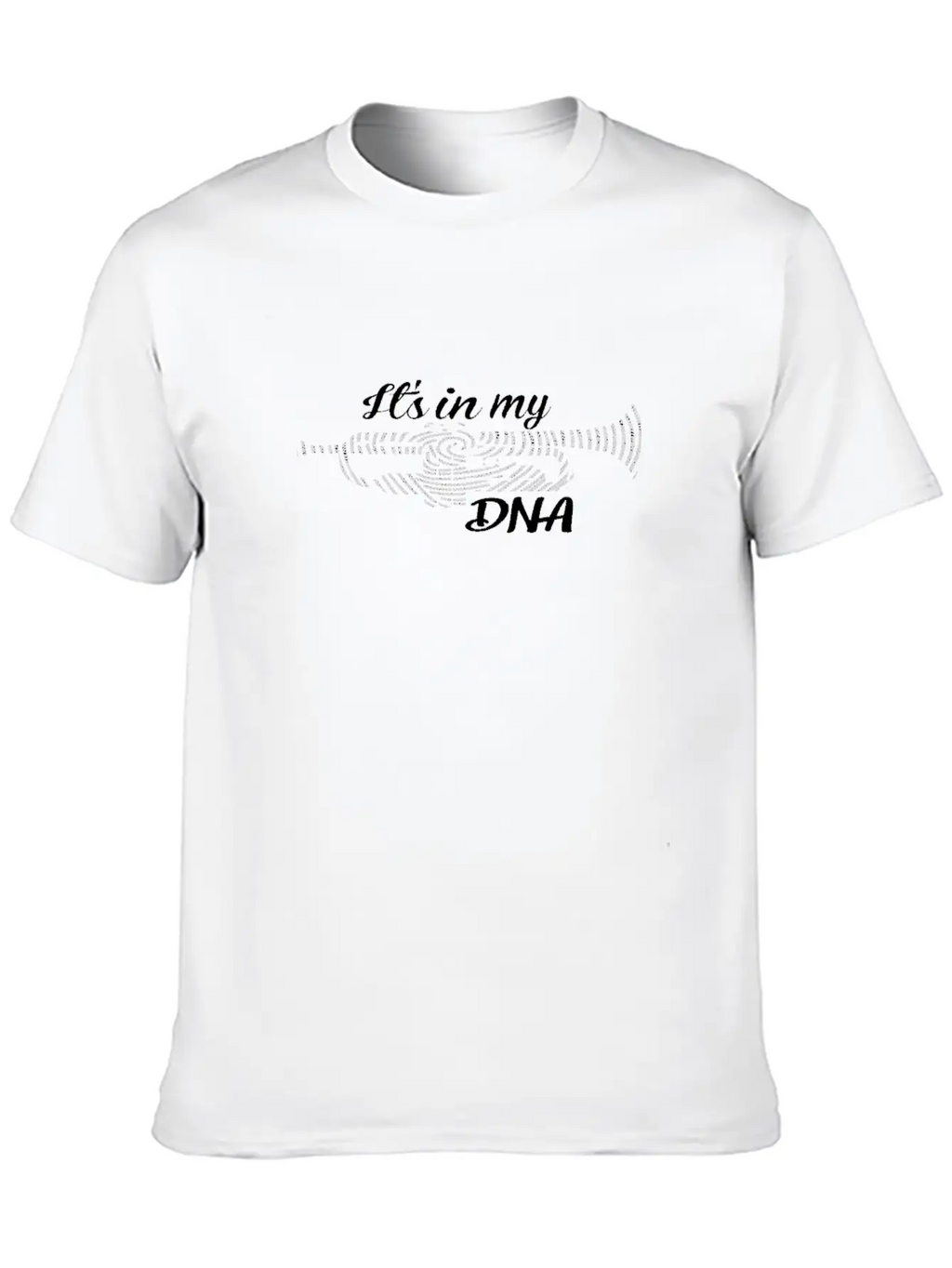 Classical Music Trumpet In My DNA Unisex Short Sleeve Soft Cotton T-Shirt – Casual Everyday Wear