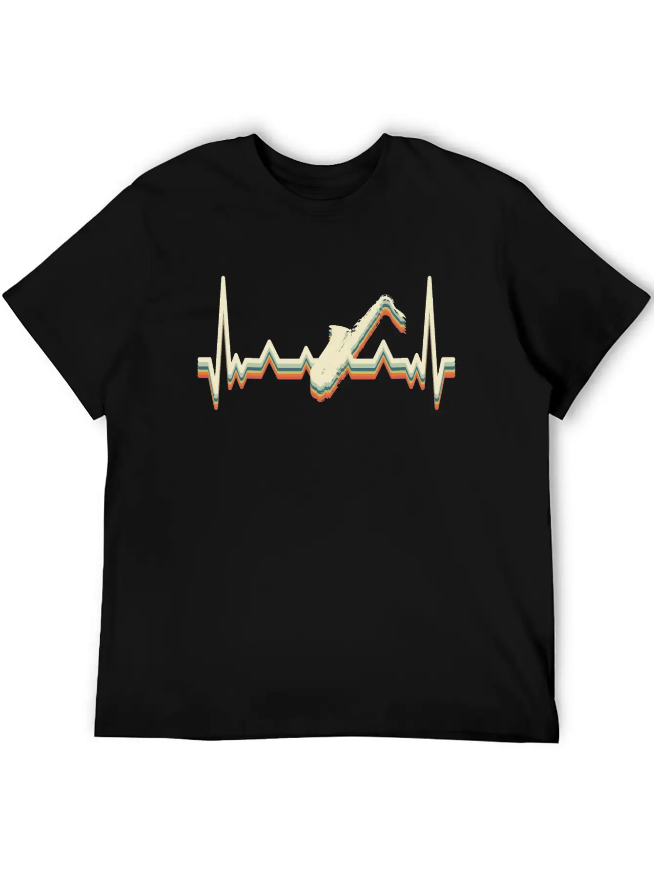 Classical Wind Instruments Sounds Music Breathable Soft Cotton T-Shirt – Timeless Casual Look