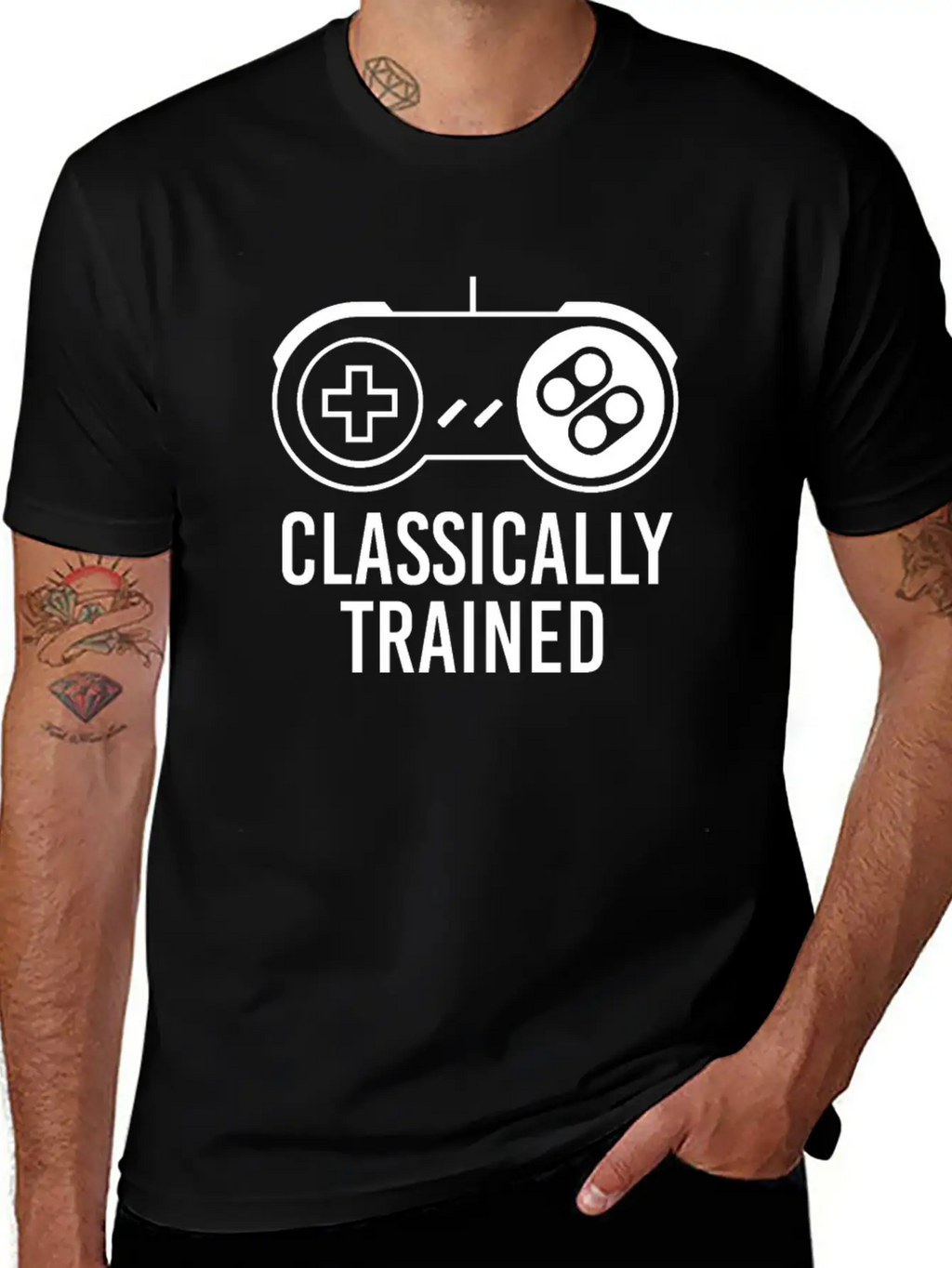 Classically Trained Breathable Graphic T-Shirt – Perfect For Casual Days