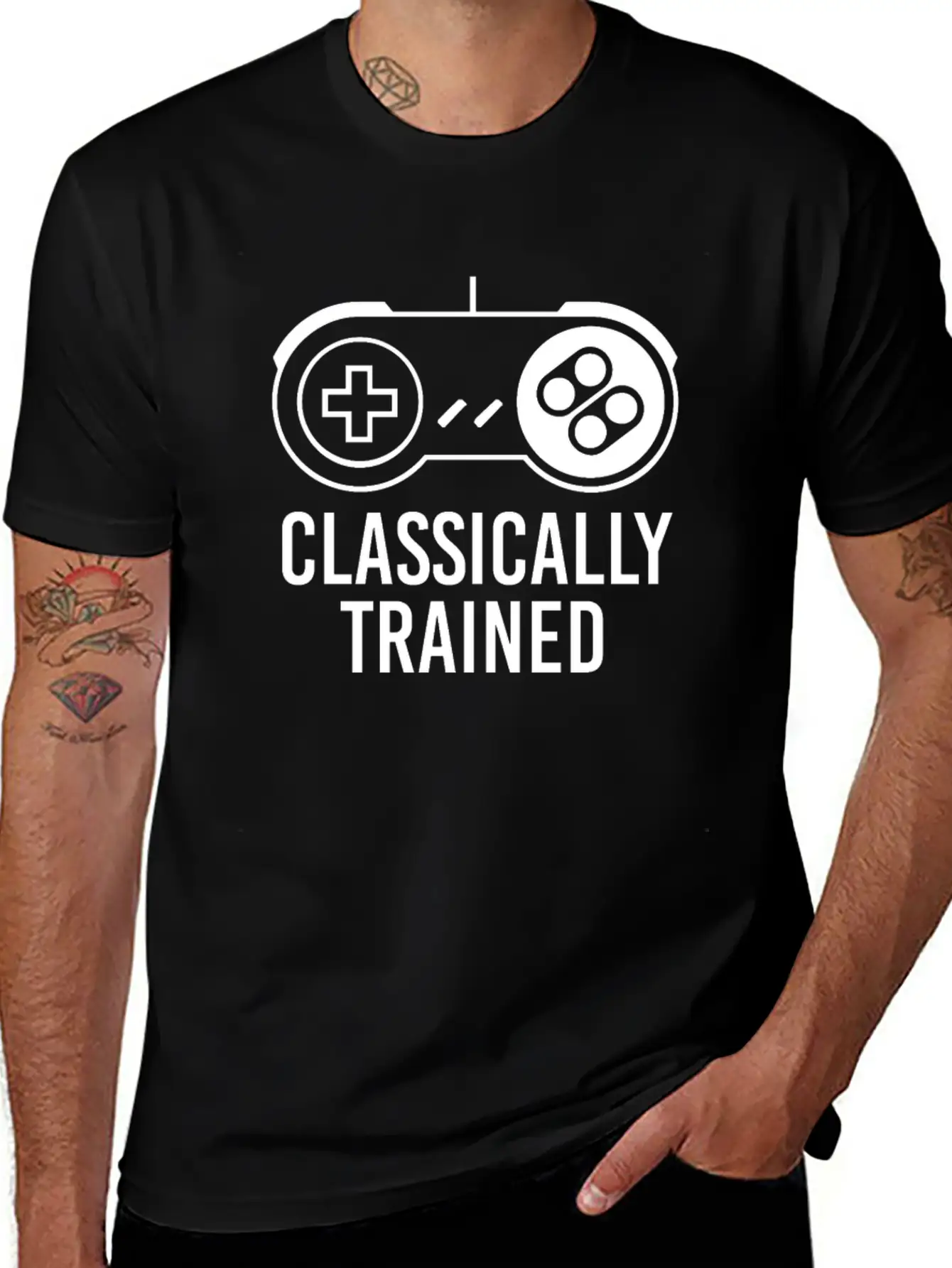 Classically Trained Breathable Graphic T-Shirt – Perfect For Casual Days
