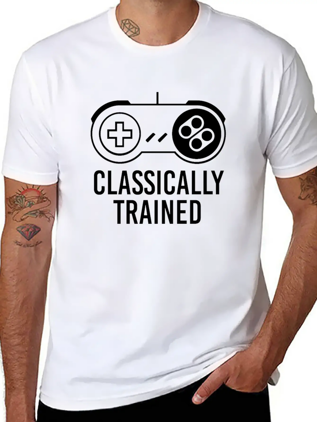 Classically Trained Breathable Graphic T-Shirt – Perfect For Casual Days