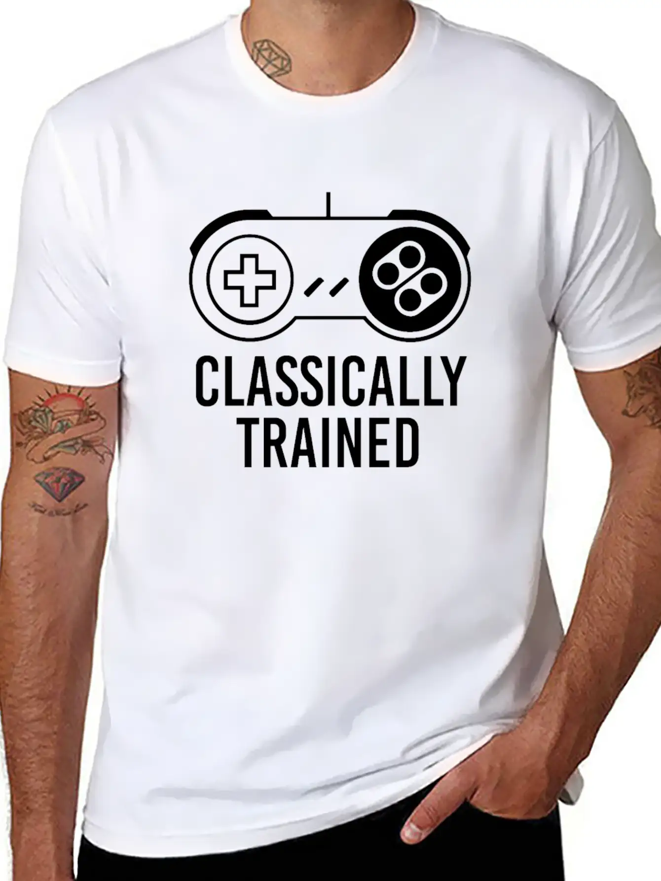 Classically Trained Breathable Graphic T-Shirt – Perfect For Casual Days
