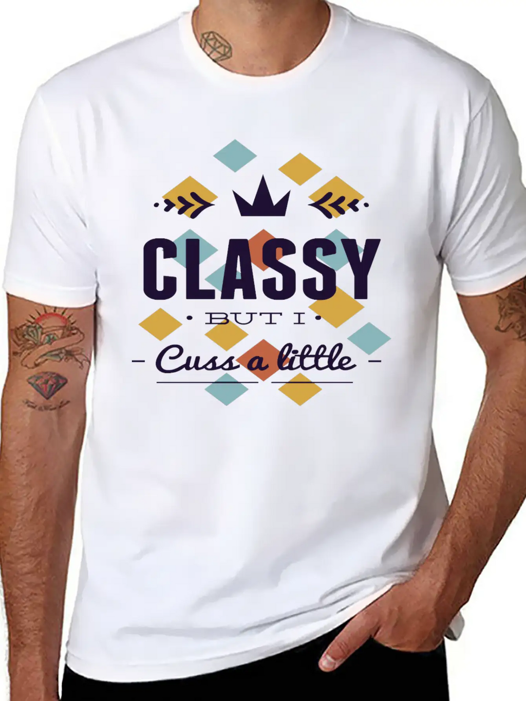 Classy Cuss Unisex Casual T-Shirt – Clean Design For Daily Comfort