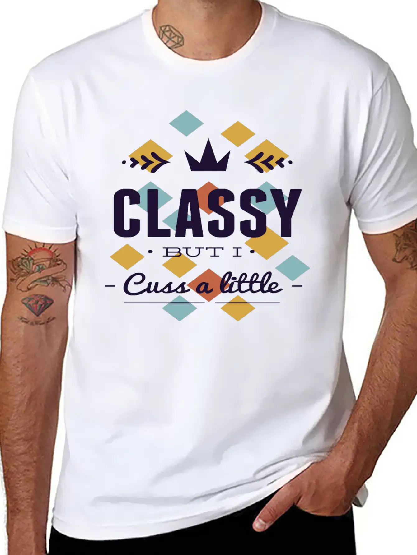 Classy Cuss Unisex Casual T-Shirt – Clean Design For Daily Comfort