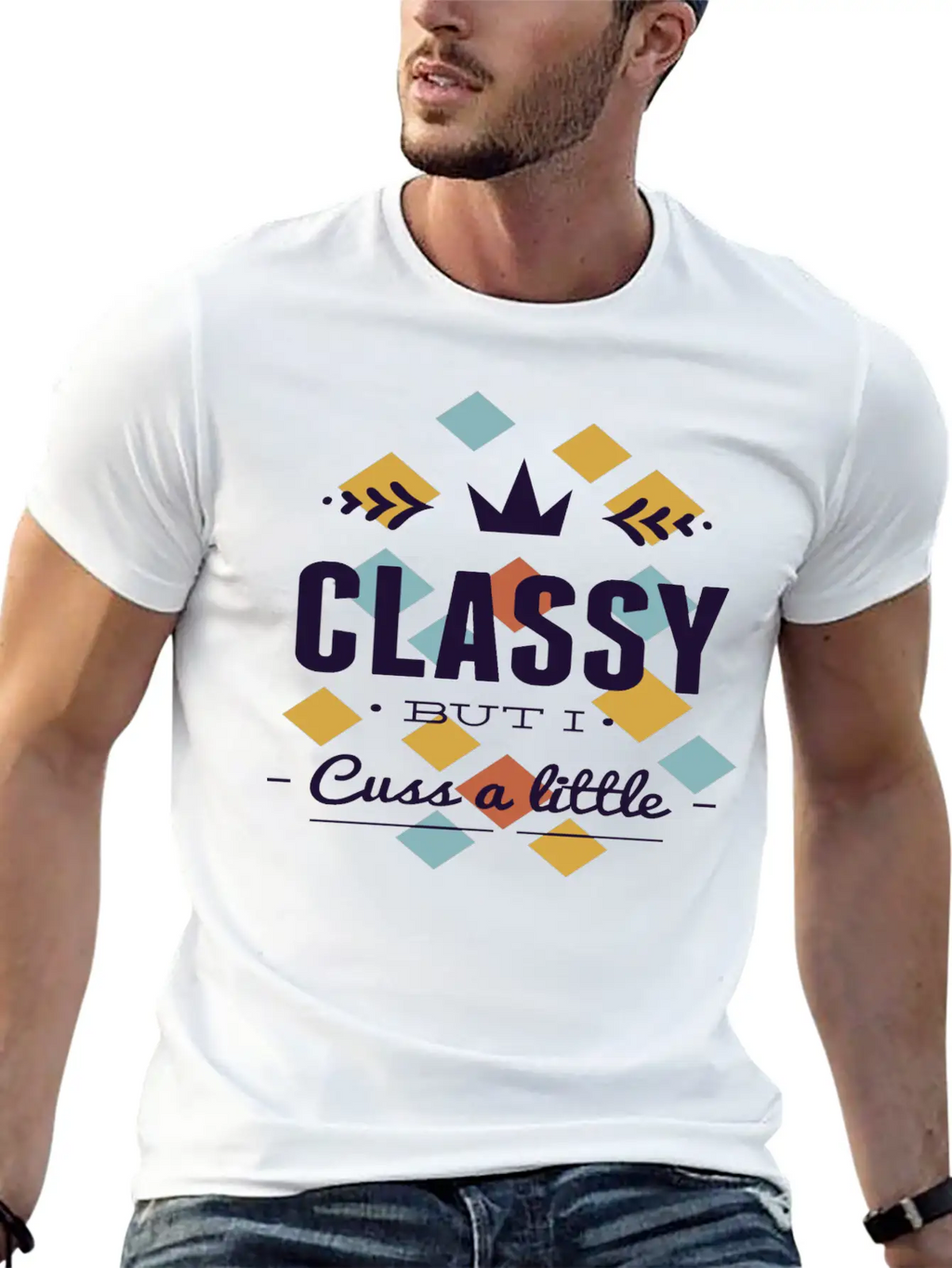Classy Cuss Unisex Casual T-Shirt – Clean Design For Daily Comfort