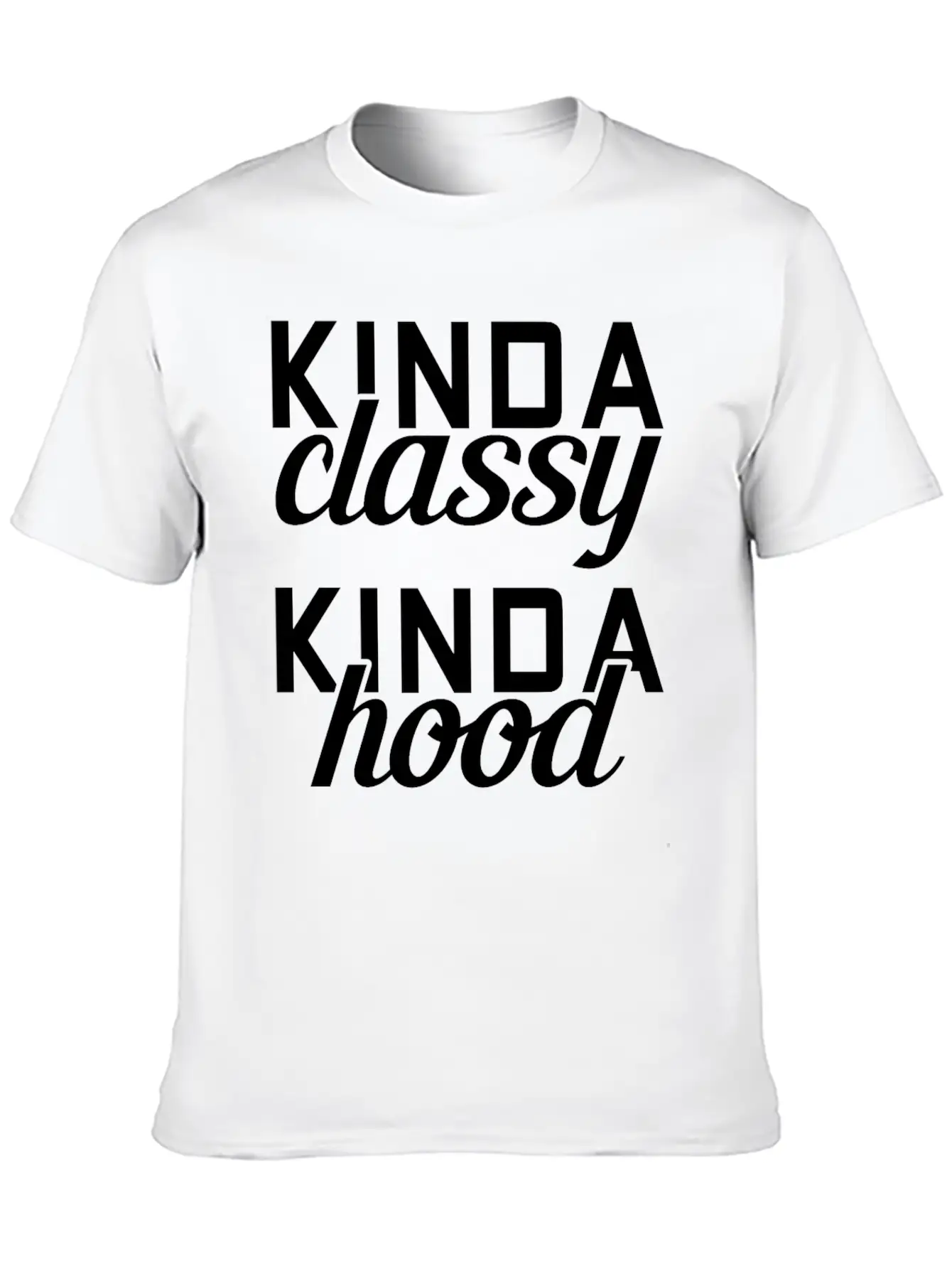 Classy Hood Girl Unisex Casual T-Shirt – Clean Design For Daily Comfort