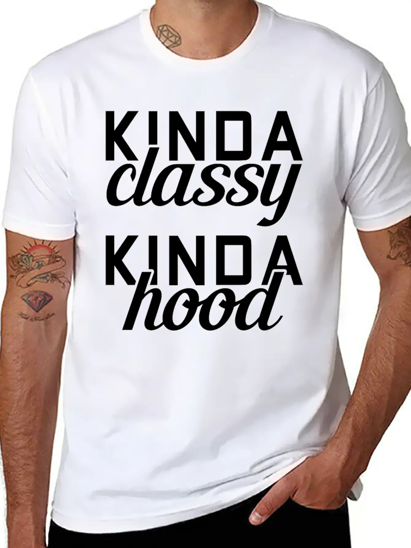 Classy Hood Girl Unisex Casual T-Shirt – Clean Design For Daily Comfort