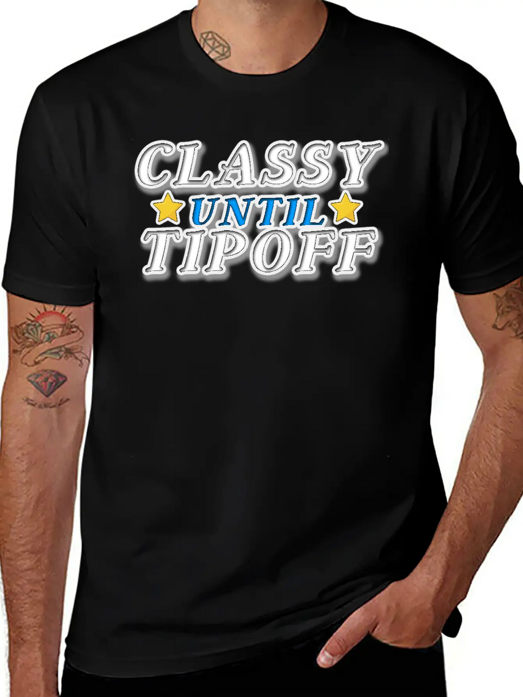 Classy Until Tipoff Unisex Casual T-Shirt – Clean Design For Daily Comfort