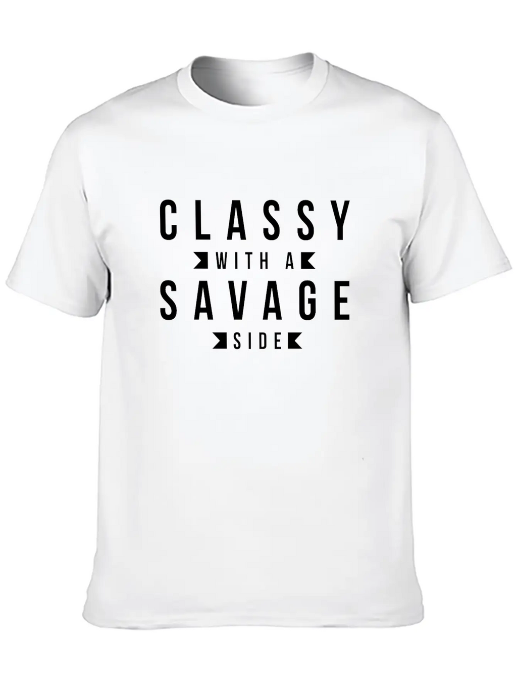 Classy With A Savage Side Cheeky Classic Fit Graphic Tee For Daily Comfort – Unisex Cotton Shirt