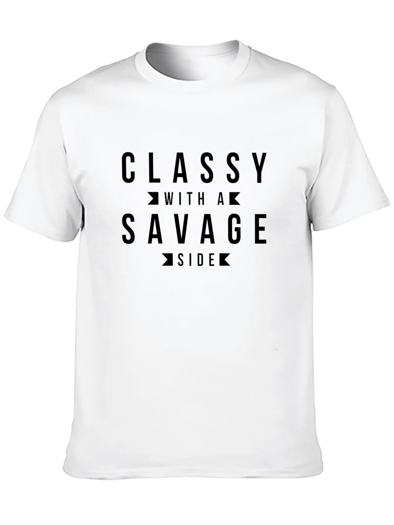 Classy With A Savage Side Cheeky Classic Fit Graphic Tee For Daily Comfort – Unisex Cotton Shirt