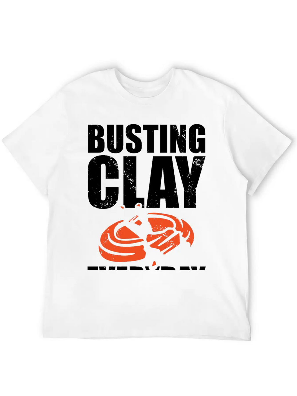 Clay Pigeon Shooting Unisex Short Sleeve Soft Cotton T-Shirt – Casual Everyday Wear
