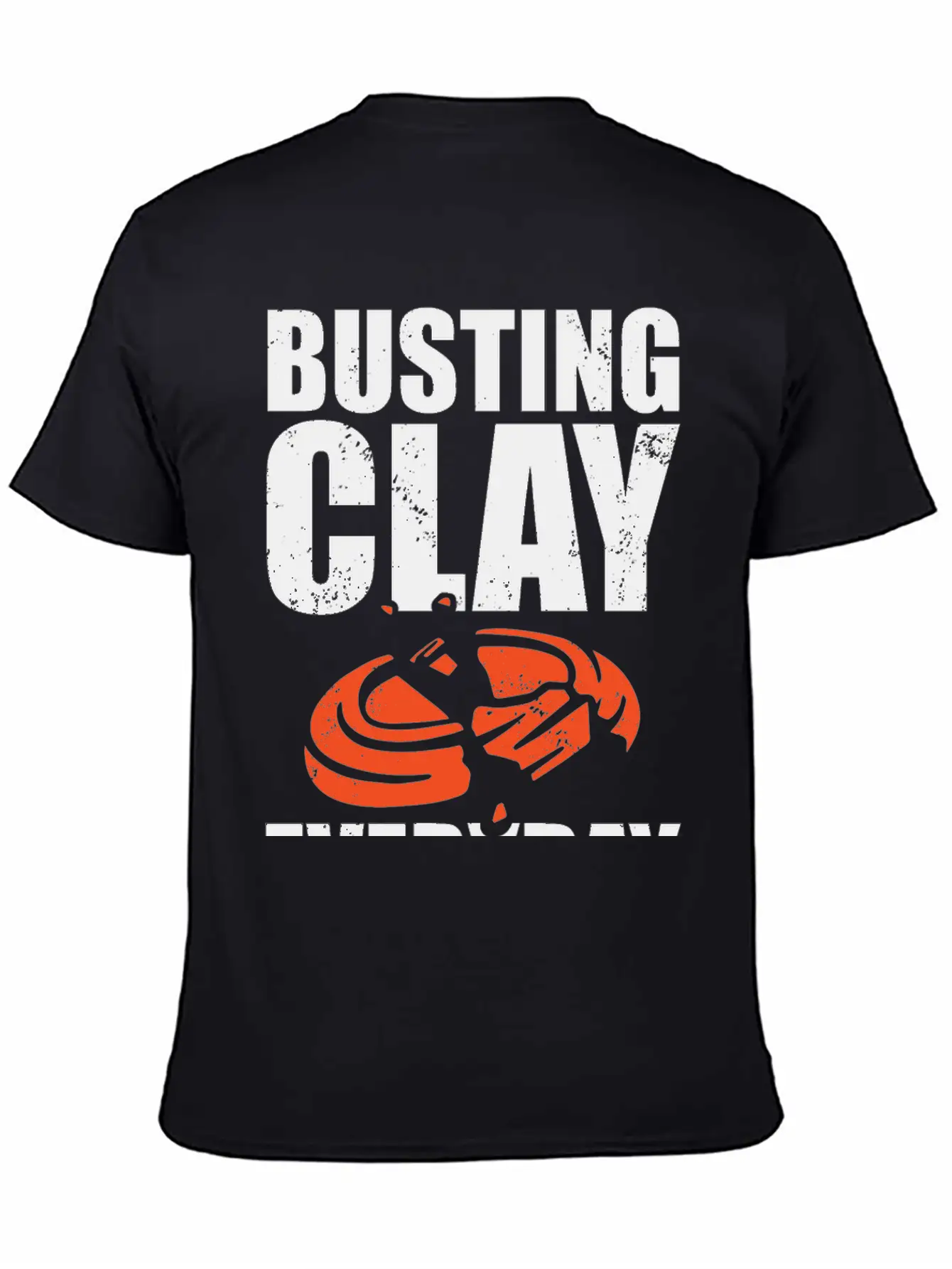 Clay Pigeon Shooting Unisex Short Sleeve Soft Cotton T-Shirt – Casual Everyday Wear