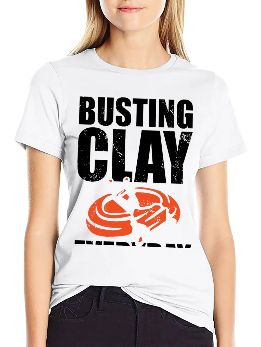 Clay Pigeon Shooting Unisex Short Sleeve Soft Cotton T-Shirt – Casual Everyday Wear