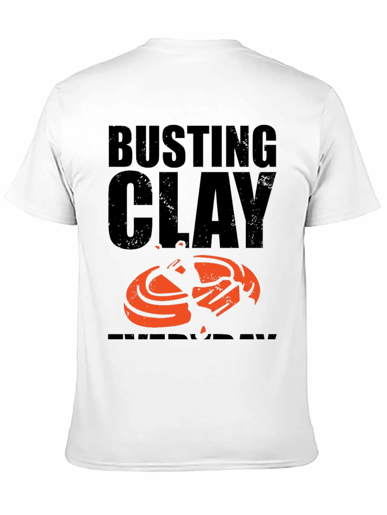 Clay Pigeon Shooting Unisex Short Sleeve Soft Cotton T-Shirt – Casual Everyday Wear